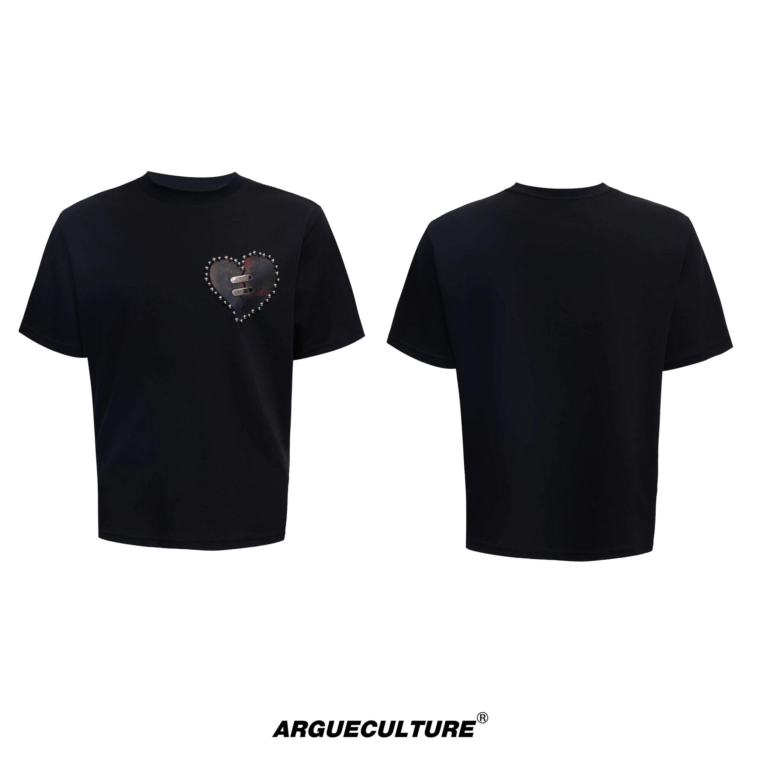 distressed-heart-metallic-bead-heavyweight-tee-black-slim-fit