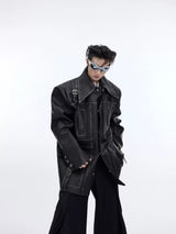 distressed-oversized-leather-jacket-with-3d-bone-detailing-black