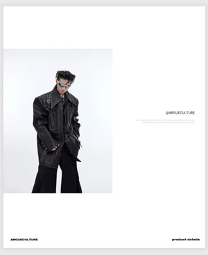 desc::distressed-oversized-leather-jacket-with-3d-bone-detailing-detail-img-13