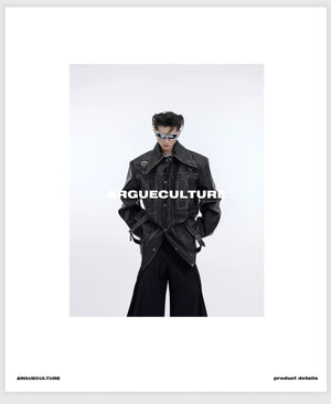 desc::distressed-oversized-leather-jacket-with-3d-bone-detailing-detail-img-14