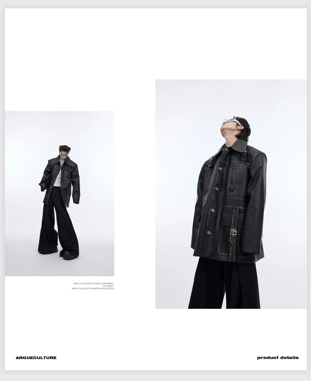 desc::distressed-oversized-leather-jacket-with-3d-bone-detailing-detail-img-15