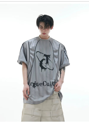 desc::distressed-paneled-jersey-tee-loose-streetwear-top-detail-img-2