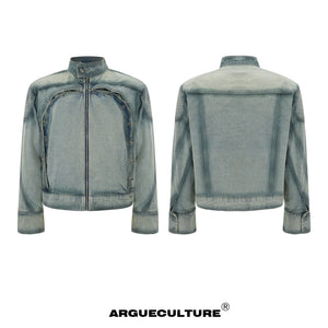 distressed-ring-buckle-denim-set-vintage-washed-loose-fit-blue-bottoms