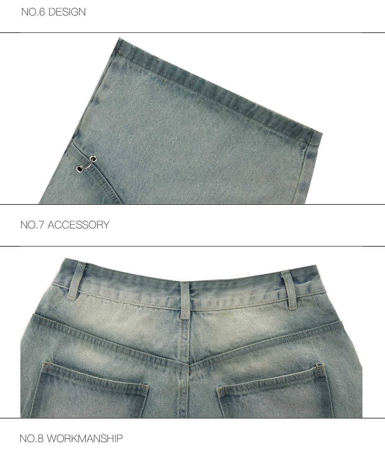 desc::distressed-ring-buckle-denim-set-vintage-washed-loose-fit-detail-img-19