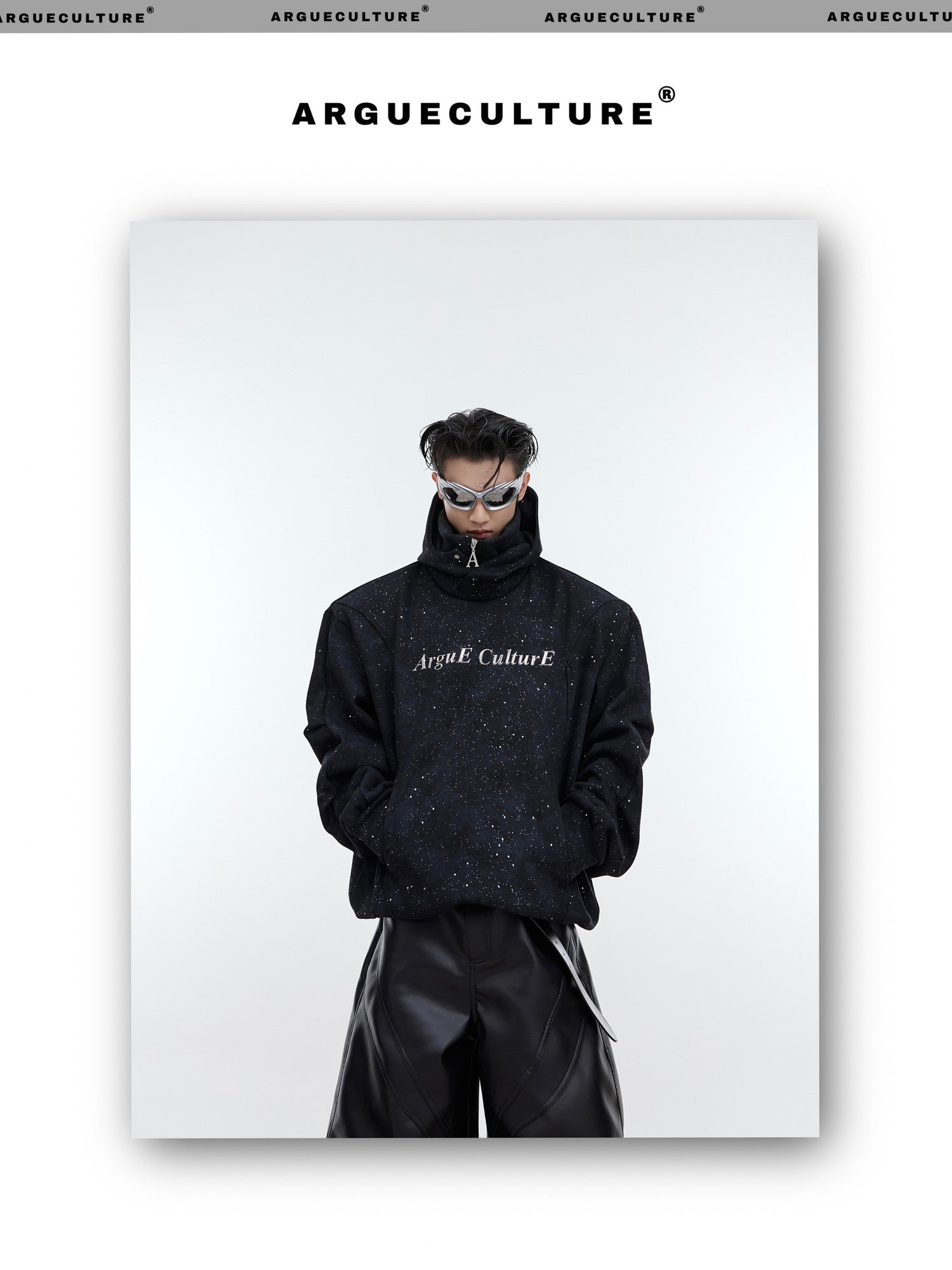 desc::distressed-shimmer-double-layer-oversized-hoodie-detail-img-2