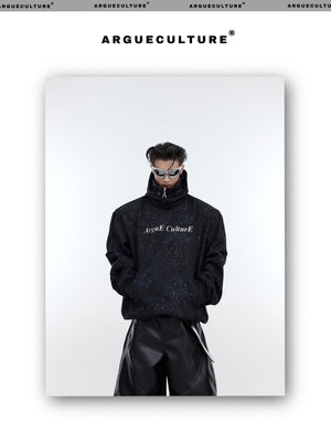 desc::distressed-shimmer-double-layer-oversized-hoodie-detail-img-2