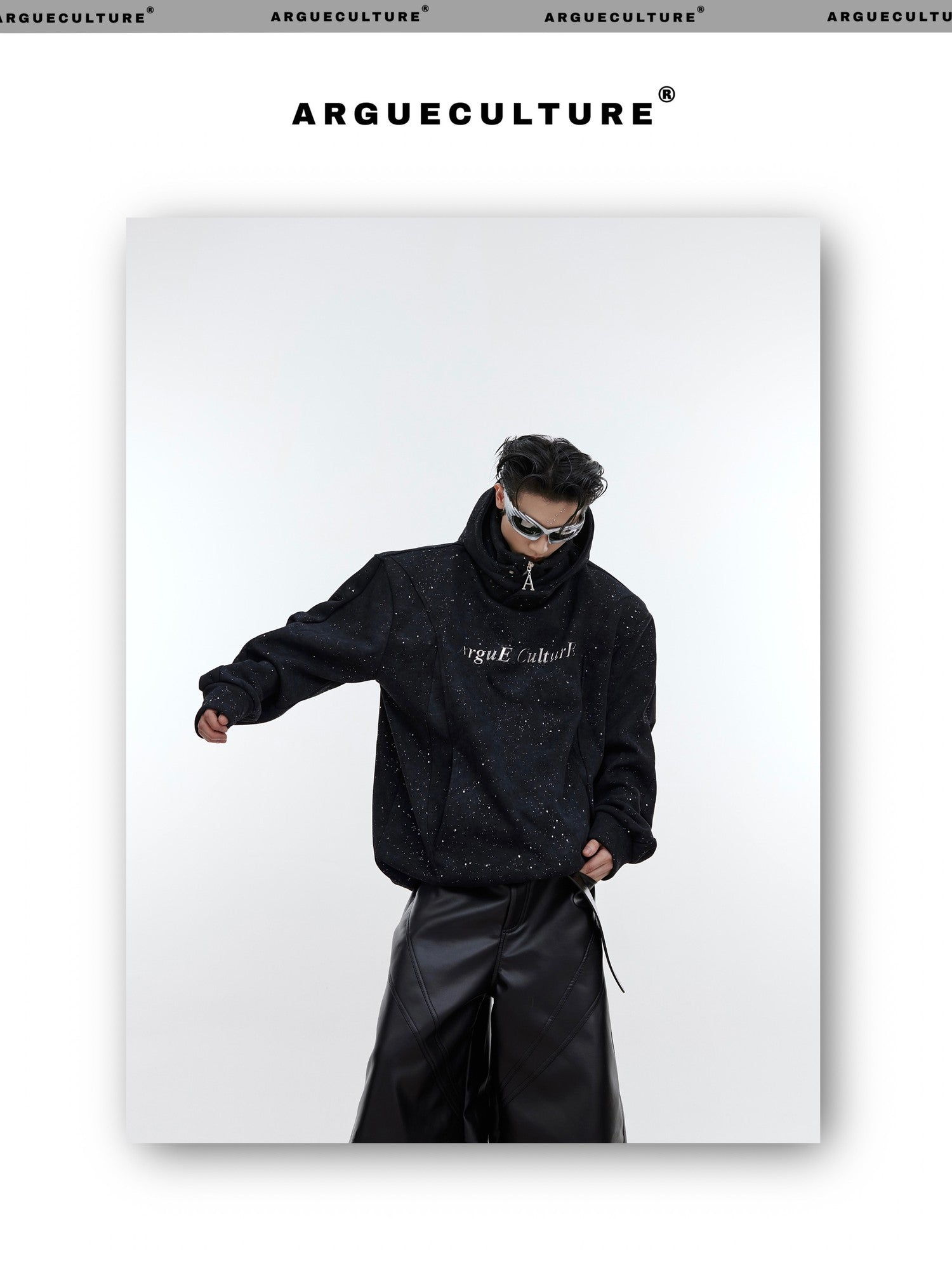 desc::distressed-shimmer-double-layer-oversized-hoodie-detail-img-3