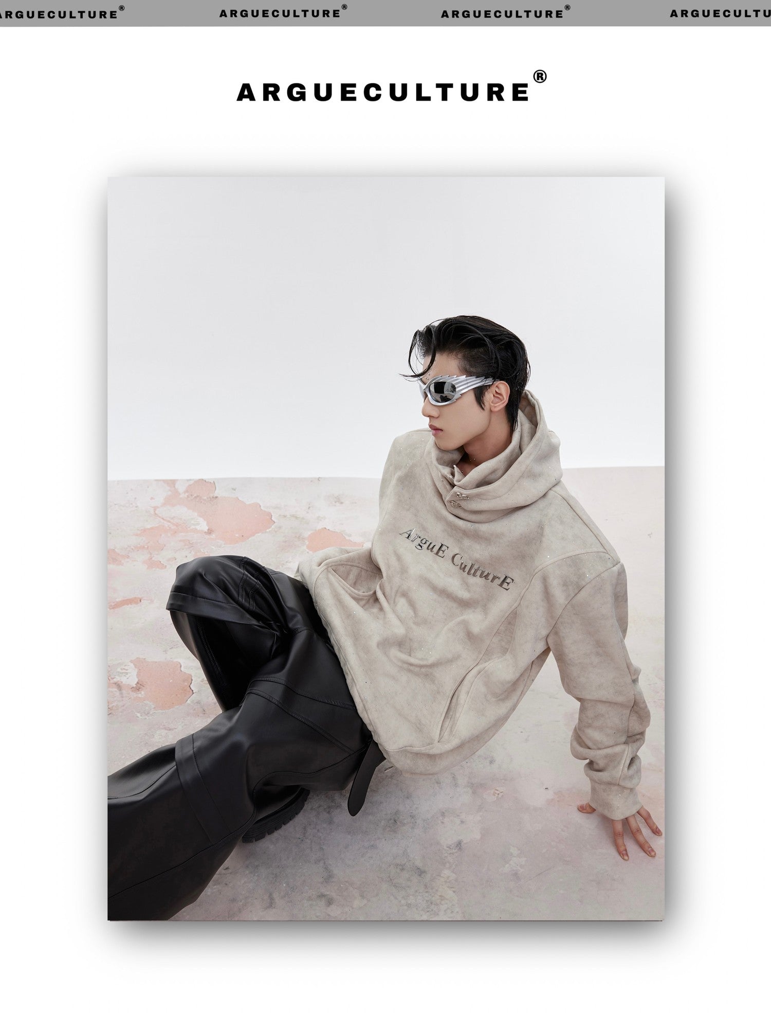 desc::distressed-shimmer-double-layer-oversized-hoodie-detail-img-6