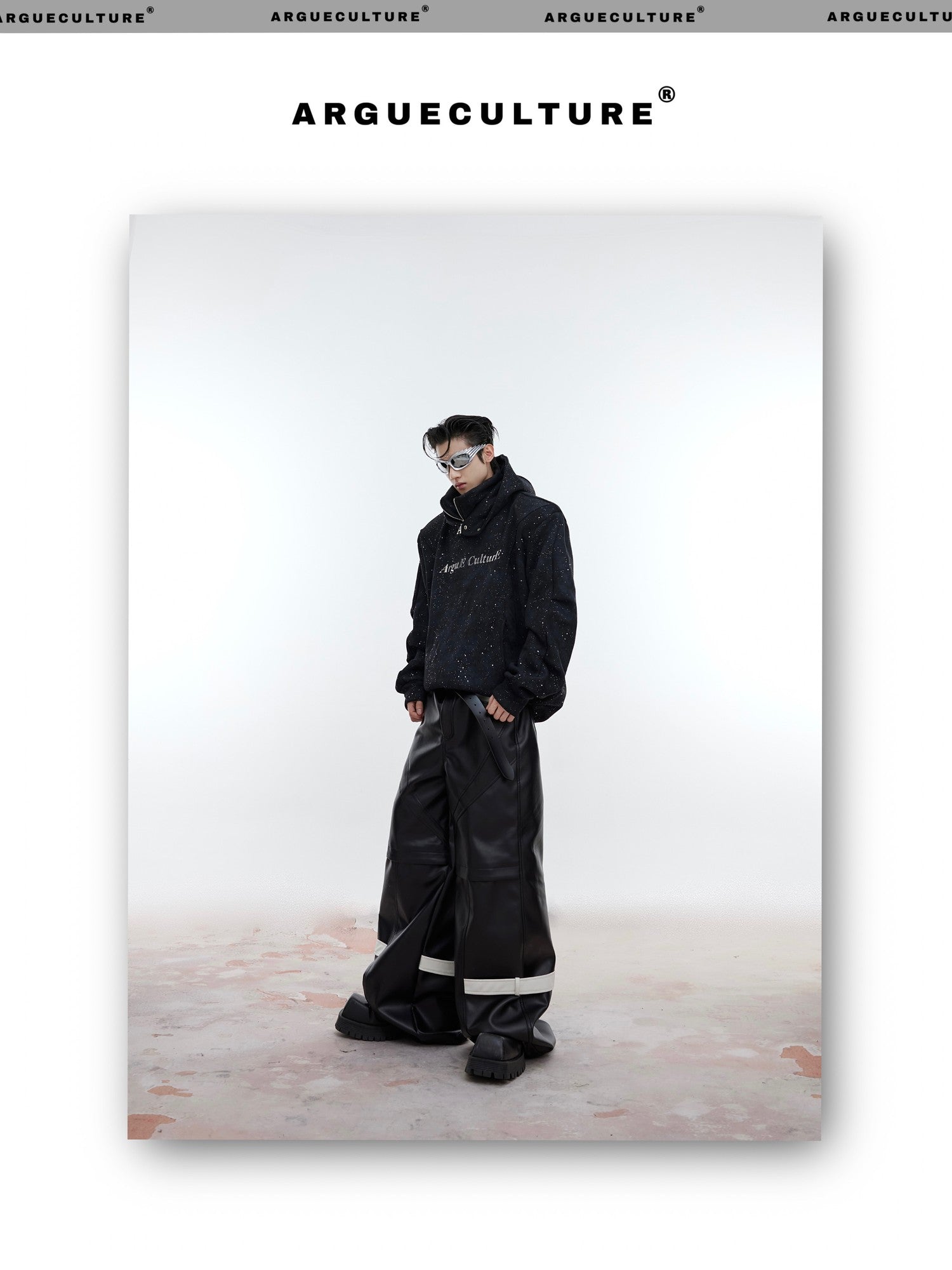 desc::distressed-shimmer-double-layer-oversized-hoodie-detail-img-9