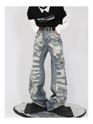 desc::distressed-vintage-baggy-jeans-streetwear-straight-leg-detail-img-2