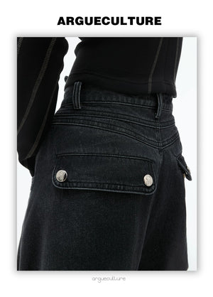desc::distressed-vintage-cargo-denim-pants-mens-streetwear-detail-img-13