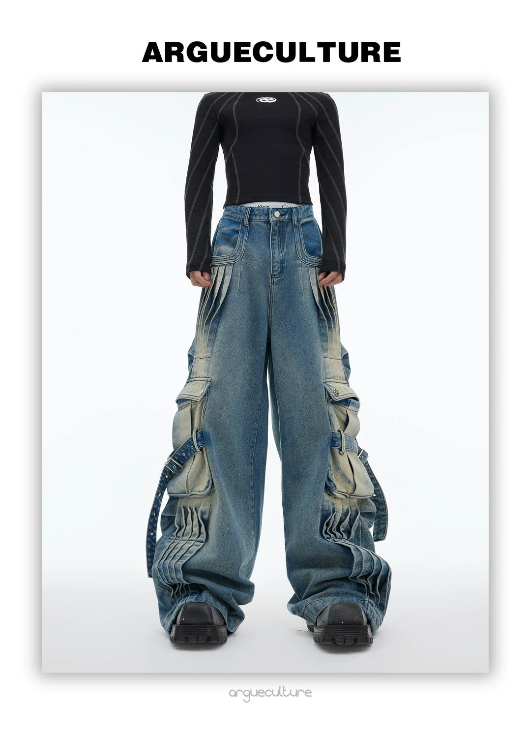 desc::distressed-vintage-cargo-denim-pants-mens-streetwear-detail-img-18