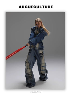 desc::distressed-vintage-cargo-denim-pants-mens-streetwear-detail-img-5