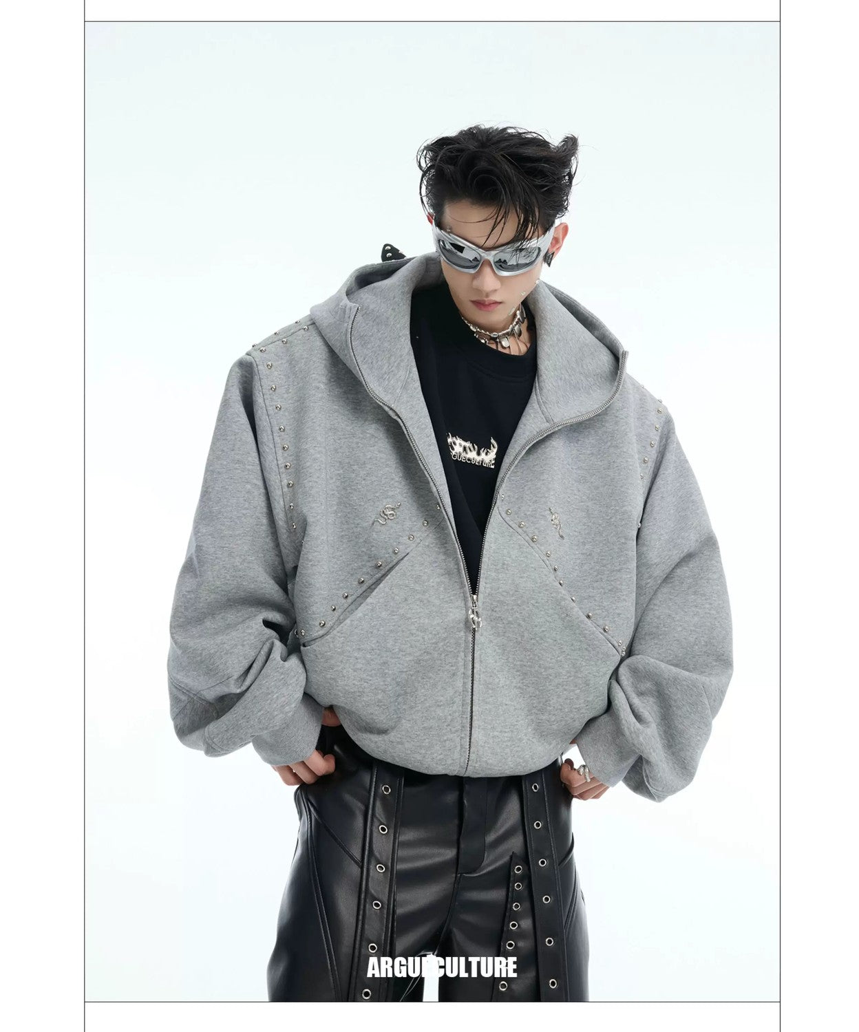 desc::doberman-studded-zip-up-hoodie-streetwear-jacket-detail-img-22