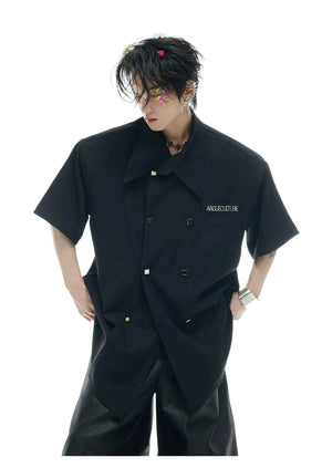 desc::double-breasted-boxy-short-sleeve-shirt-street-style-detail-img-10