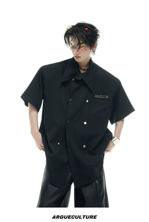 desc::double-breasted-boxy-short-sleeve-shirt-street-style-detail-img-12