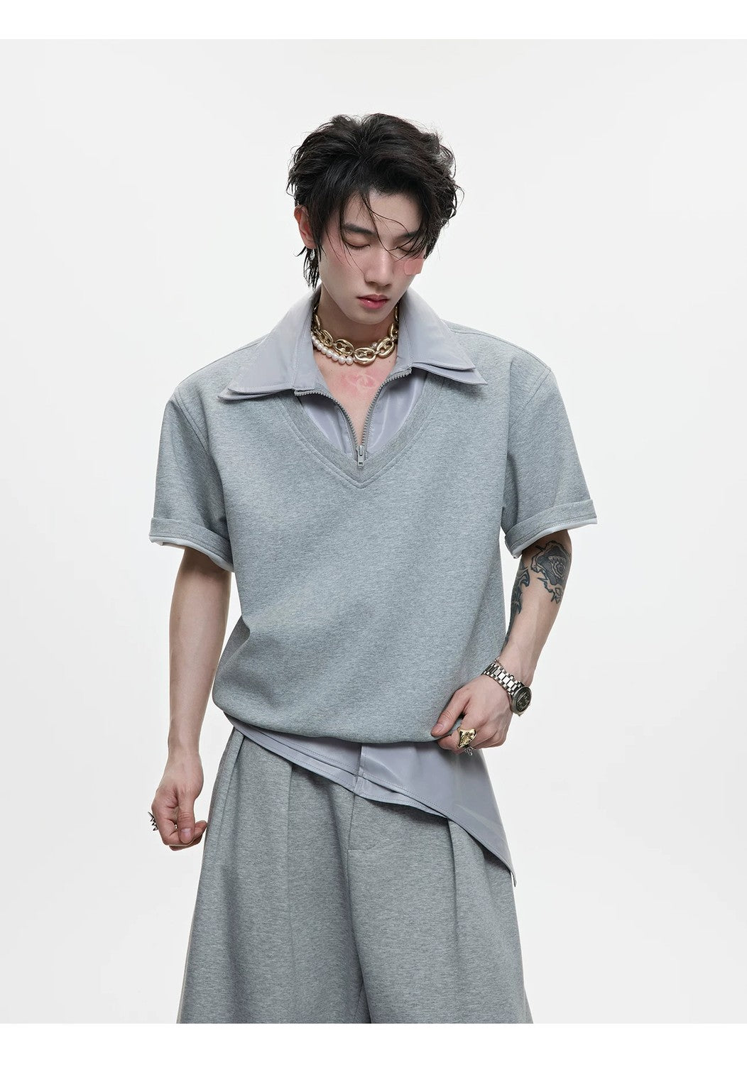 desc::double-collar-relaxed-sport-set-urban-summer-co-ord-detail-img-7