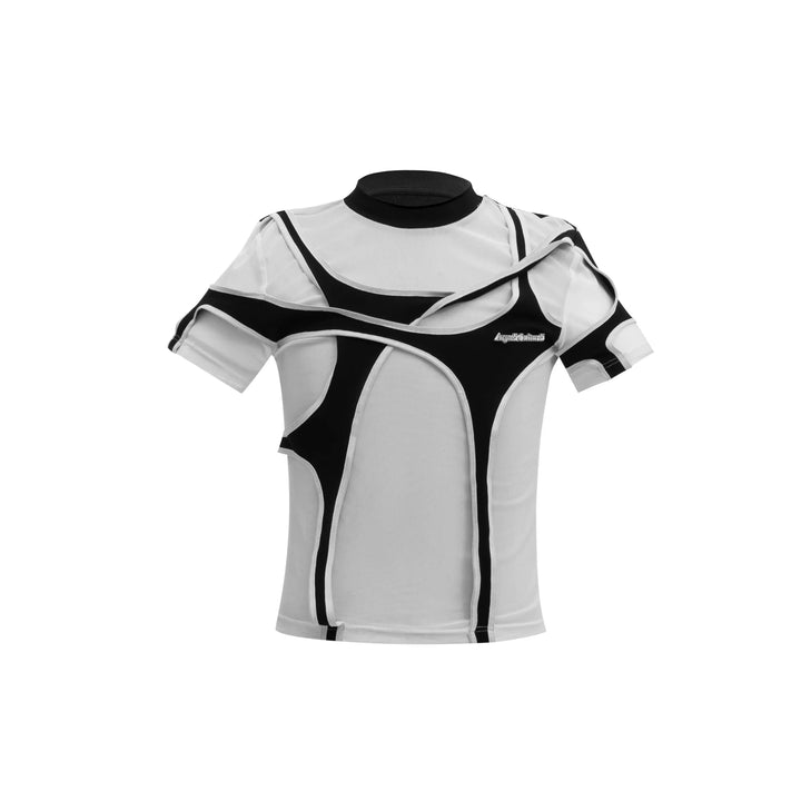 Double Layer Mesh T - Shirt | Loose Fit - See - Through - Avant - Garde Design - ArguE CulturE