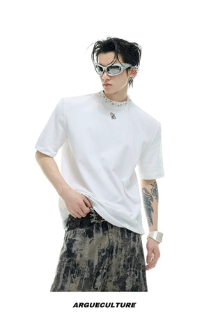 desc::embellished-pearl-mock-neck-oversized-streetwear-tee-detail-img-12