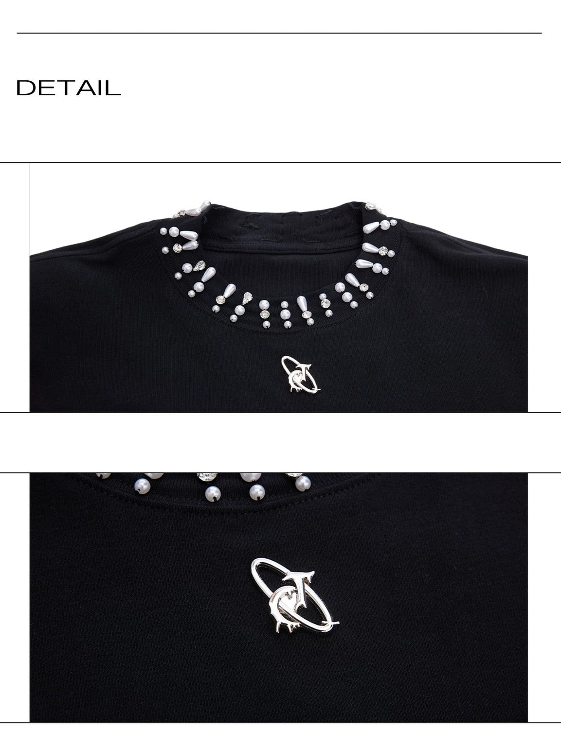 desc::embellished-pearl-mock-neck-oversized-streetwear-tee-detail-img-13