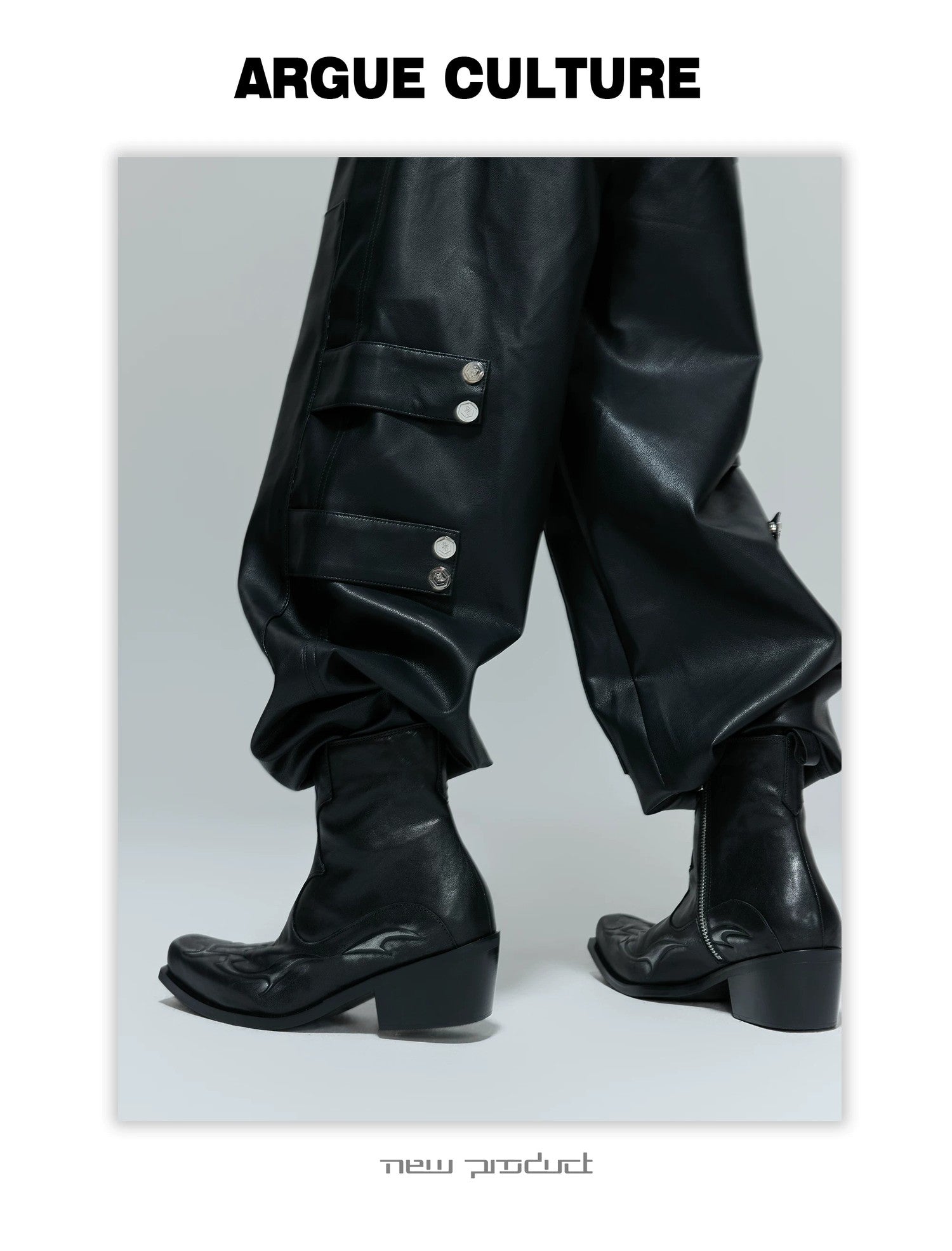 desc::embossed-spine-distressed-leather-chelsea-boots-detail-img-17
