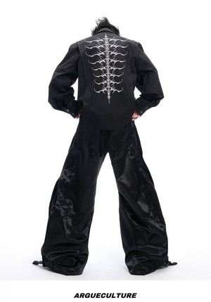 desc::embroidered-deconstructed-streetwear-shirt-for-men-detail-img-13