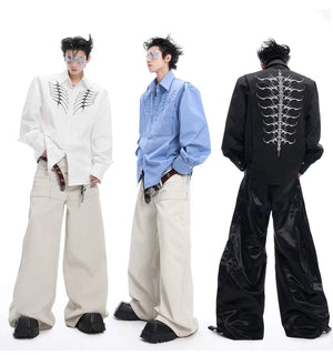 desc::embroidered-deconstructed-streetwear-shirt-for-men-detail-img-4