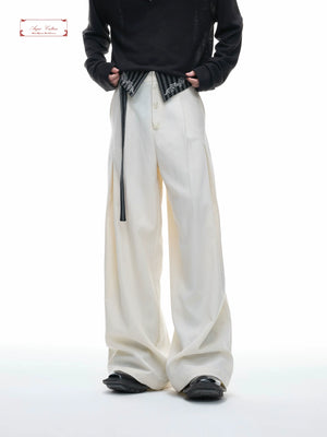 Embroidered High-Rise Wide-Leg Trousers | Relaxed - main image 2