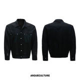 Embroidered Lyocell Linen Relaxed Shirt & Pants Set - Black Top