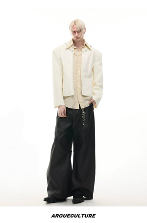 desc::fake-two-piece-striped-patchwork-shirt-studded-urban-jacket-detail-img-16