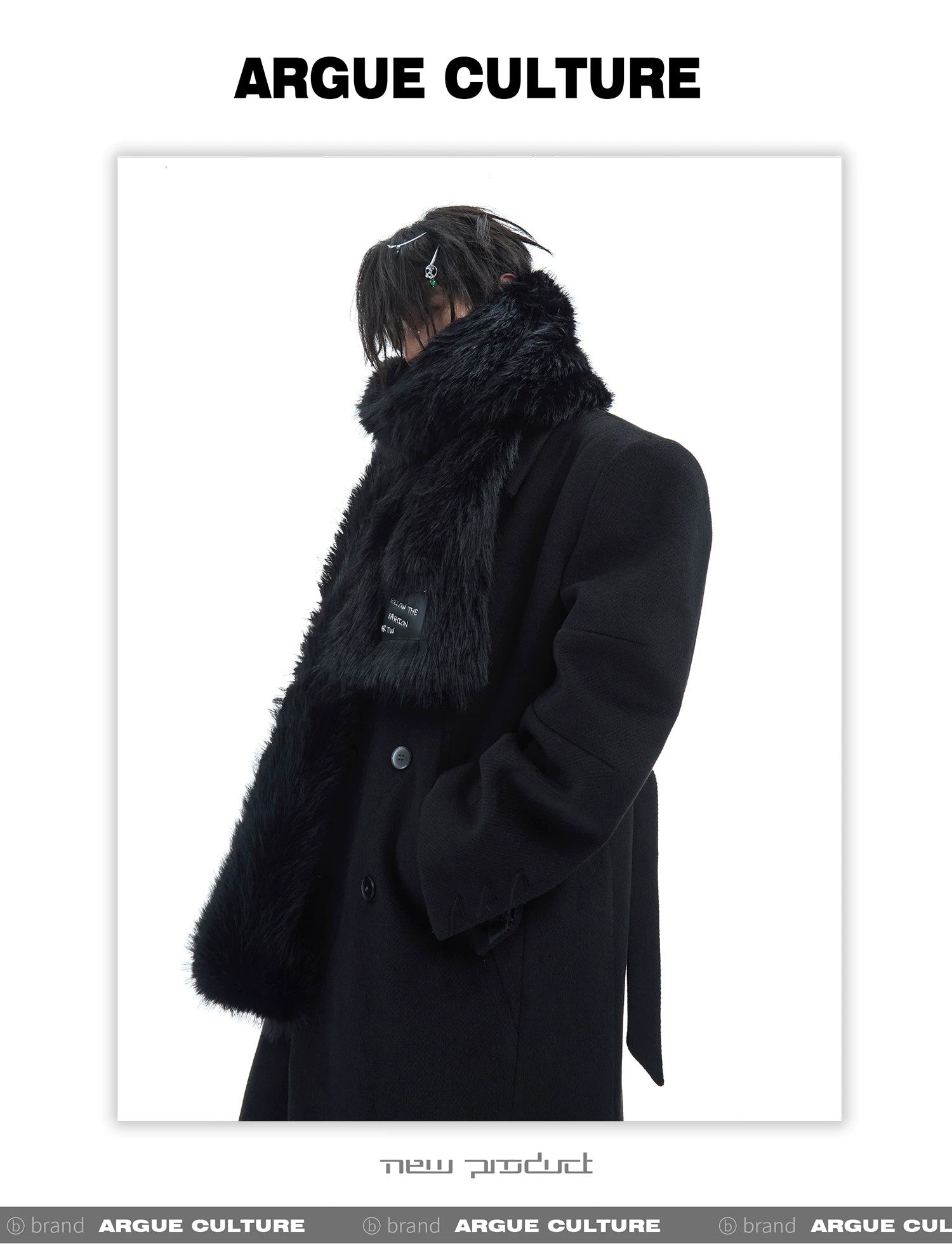 desc::faux-mink-fur-long-scarf-unisex-streetwear-winter-wrap-detail-img-9