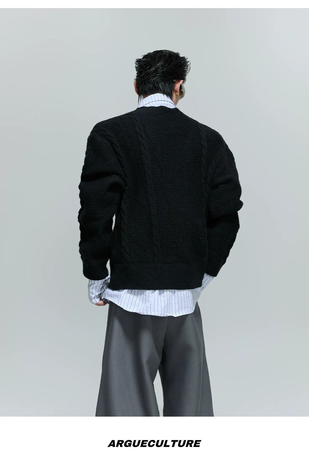 desc::faux-two-piece-cable-knit-polo-sweater-oversized-streetwear-detail-img-10