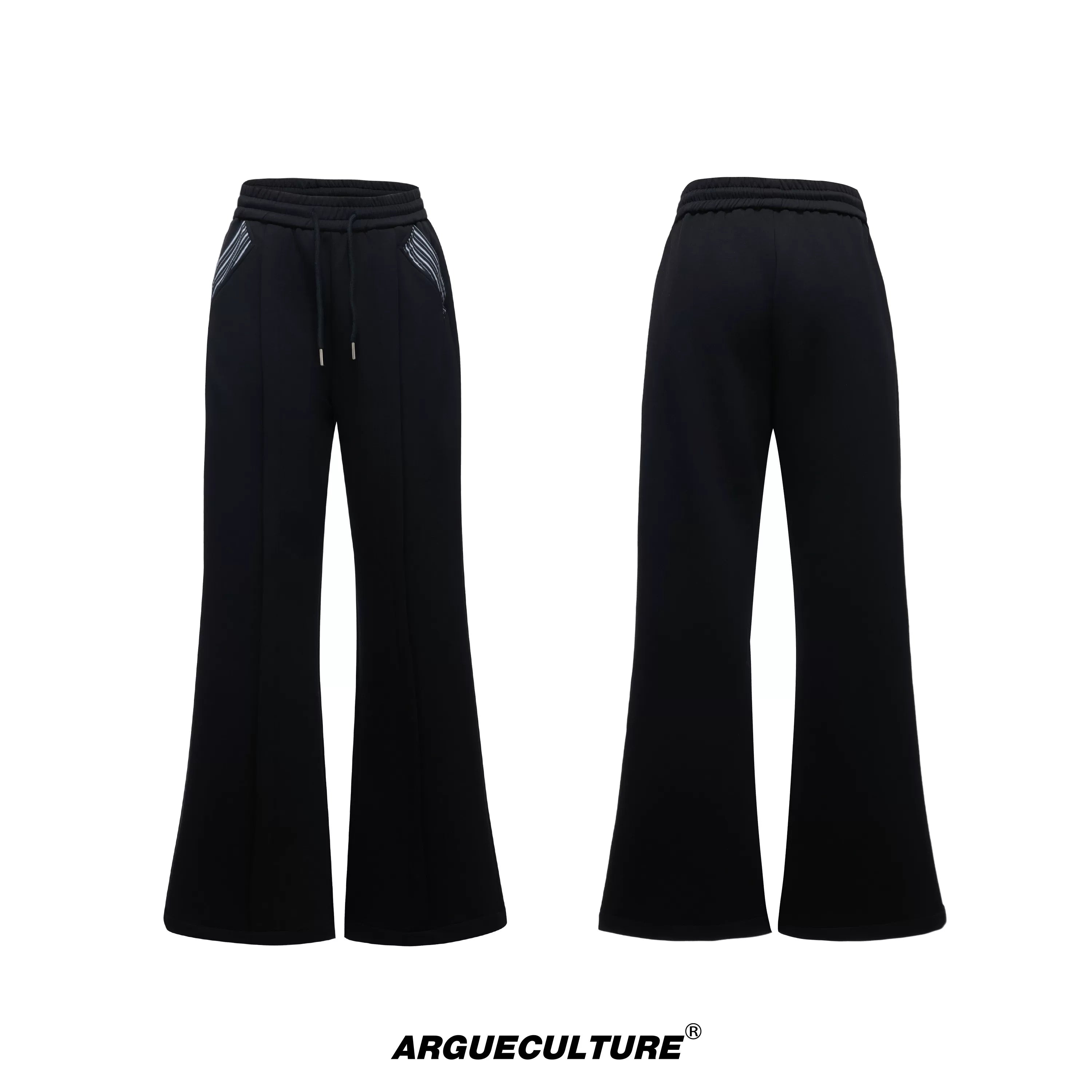 faux-two-piece-striped-cardigan-streetwear-set-gray-pants