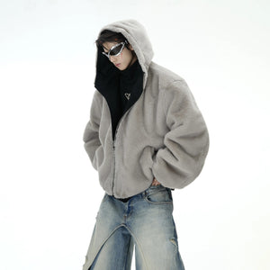 Close-up of the metal decorations and 3D fox ears on the hood.