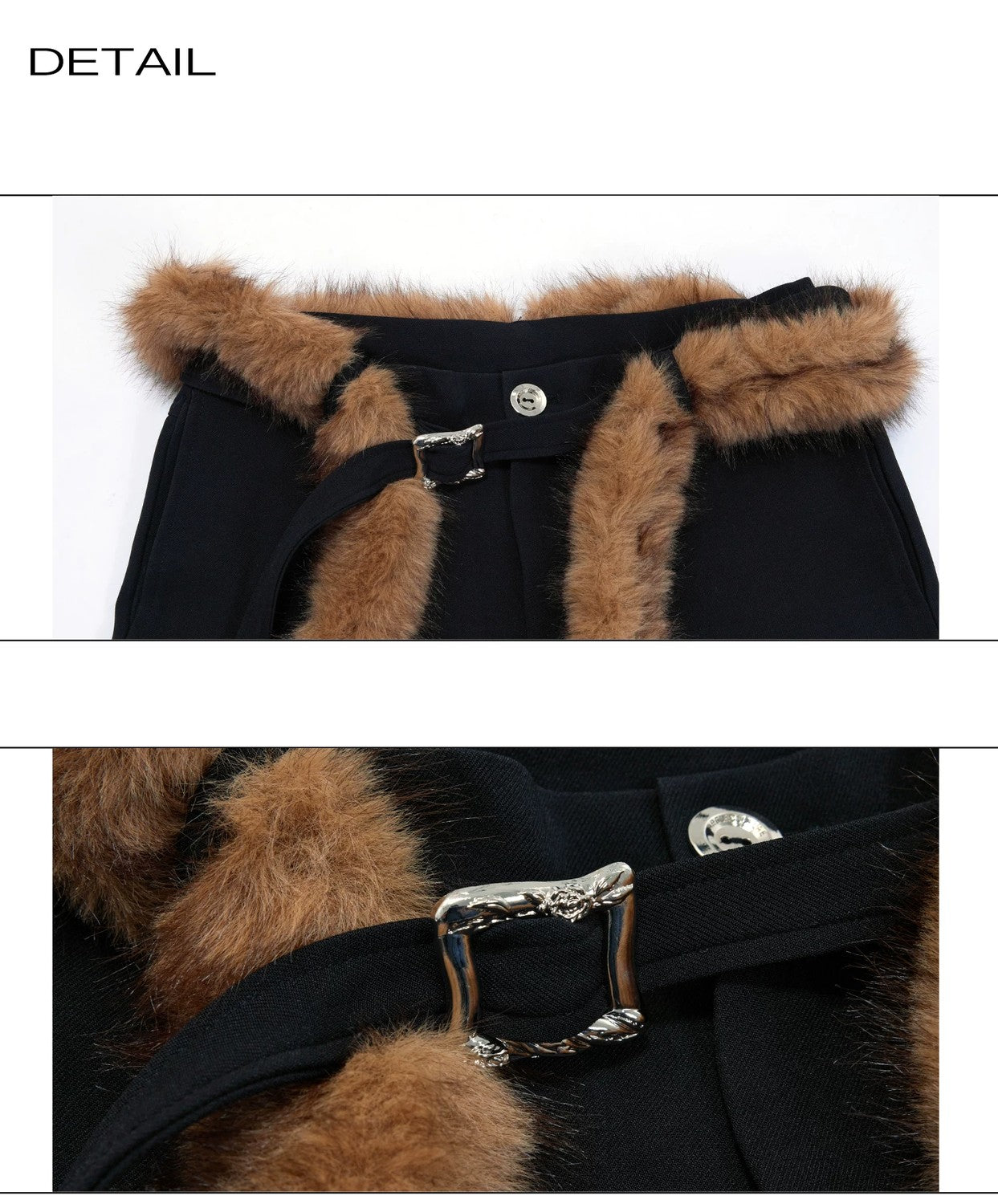 desc::fur-trimmed-flare-slim-wool-trousers-for-men-detail-img-19