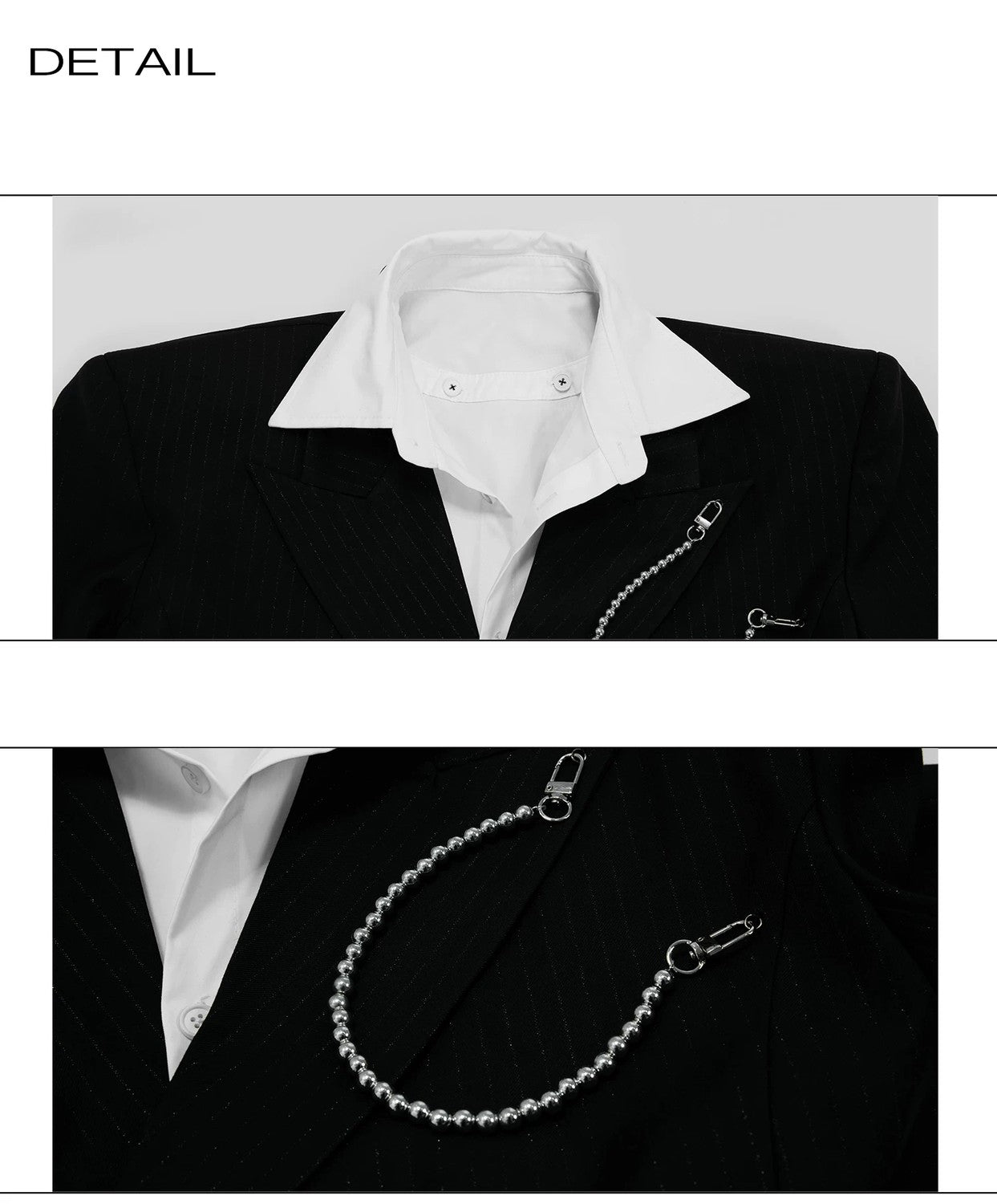 desc::glitter-stripe-cinched-two-piece-blazer-suit-set-detail-img-11