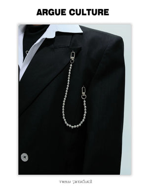 desc::glitter-stripe-cinched-two-piece-blazer-suit-set-detail-img-6
