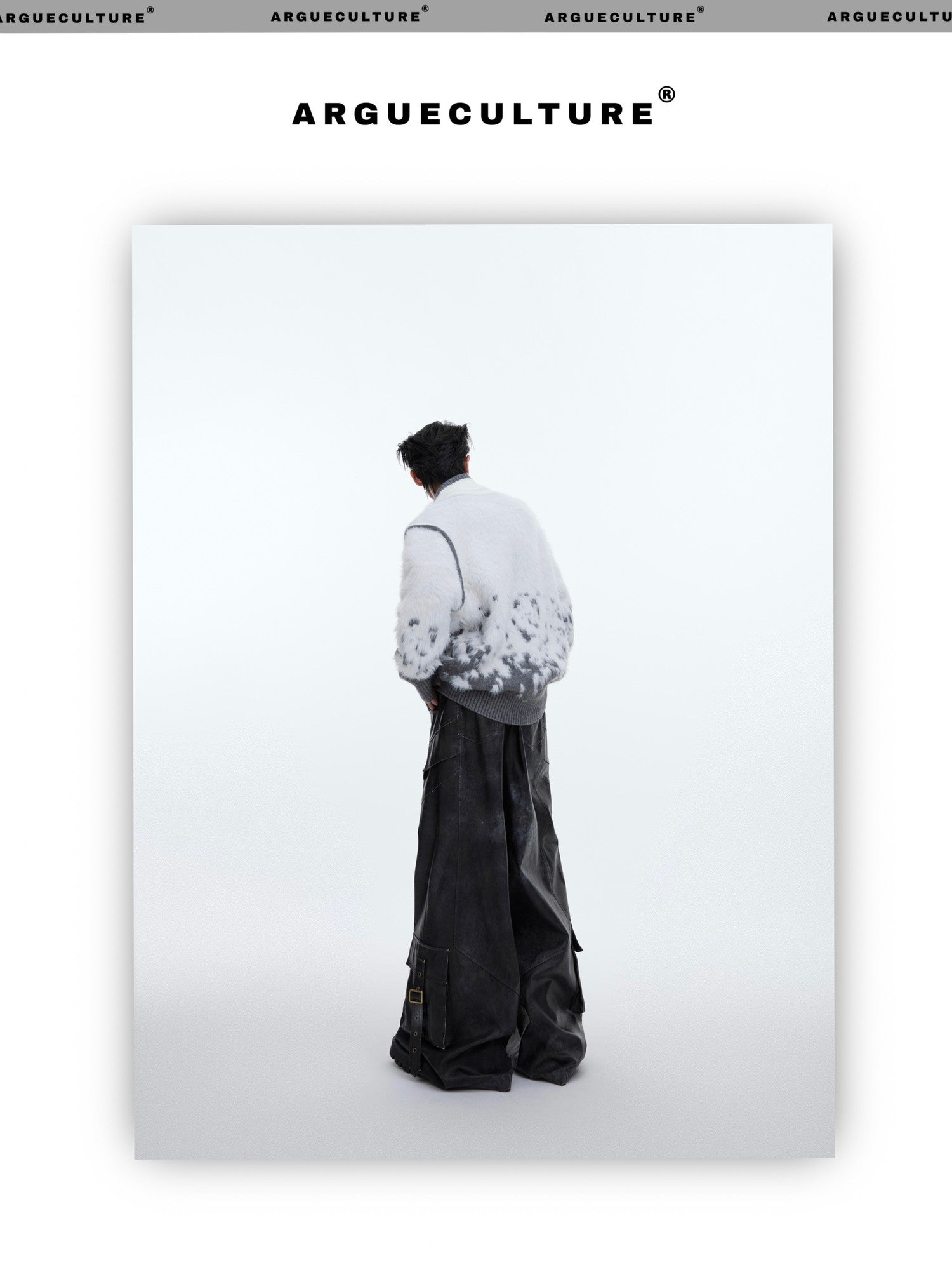 desc::gradient-faux-mink-v-neck-loose-streetwear-sweater-detail-img-16