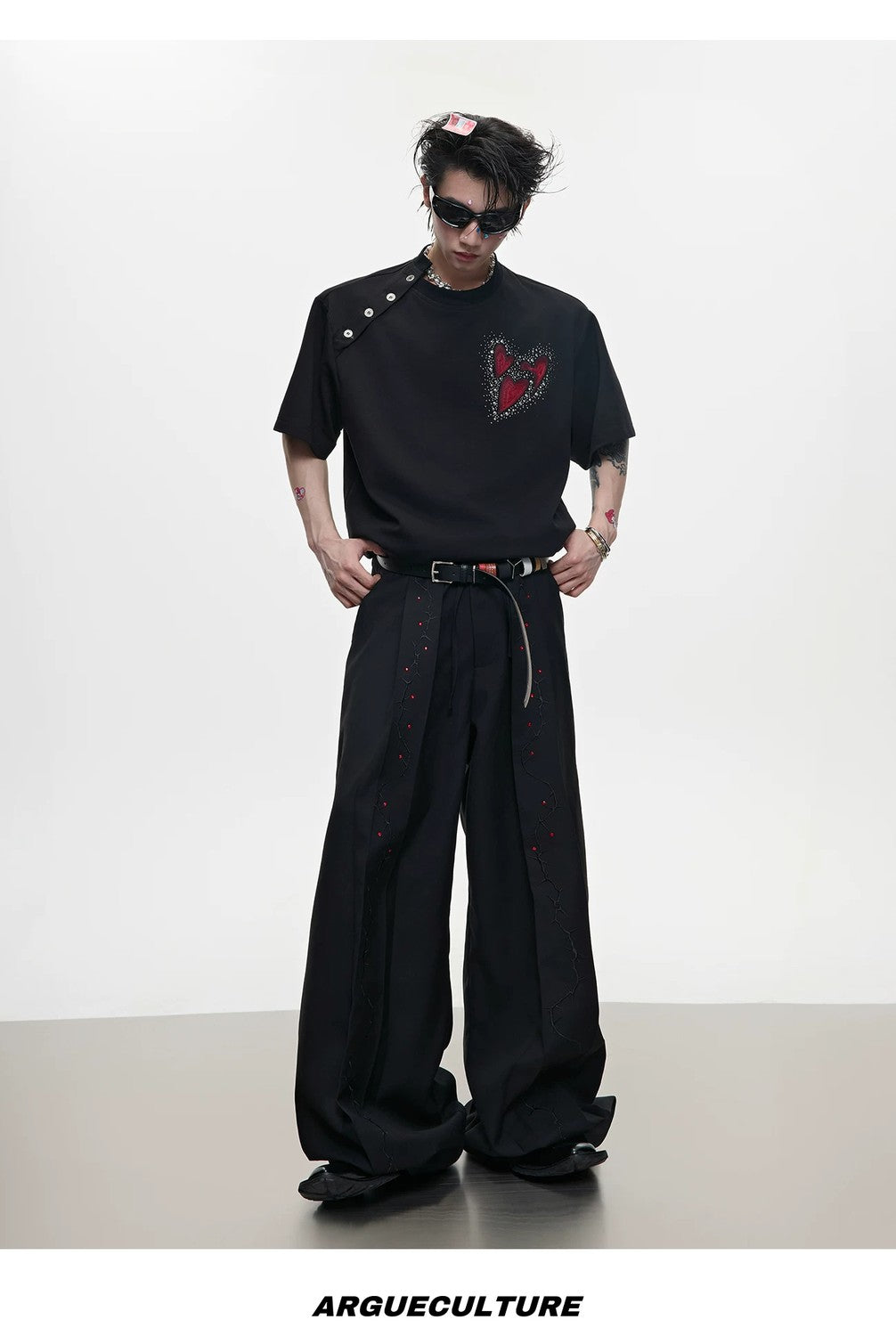 desc::heartbeat-rhinestone-irregular-neck-oversized-tee-detail-img-12