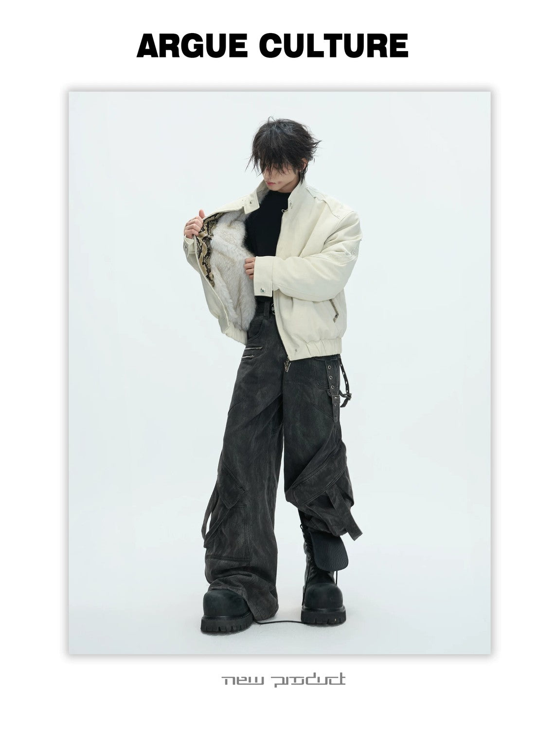 desc::heavy-embroidered-washed-leather-padded-streetwear-jacket-detail-img-19