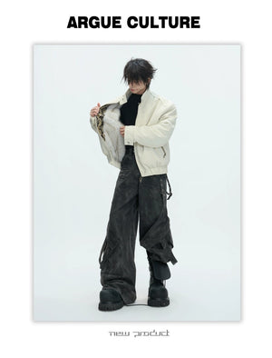 desc::heavy-embroidered-washed-leather-padded-streetwear-jacket-detail-img-19