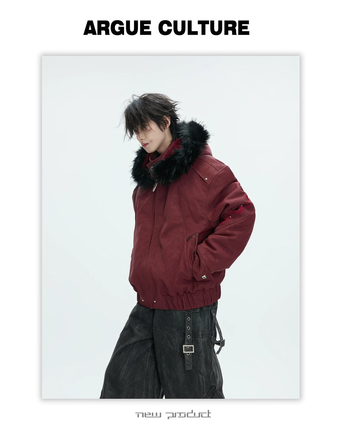 desc::heavy-embroidered-washed-leather-padded-streetwear-jacket-detail-img-28