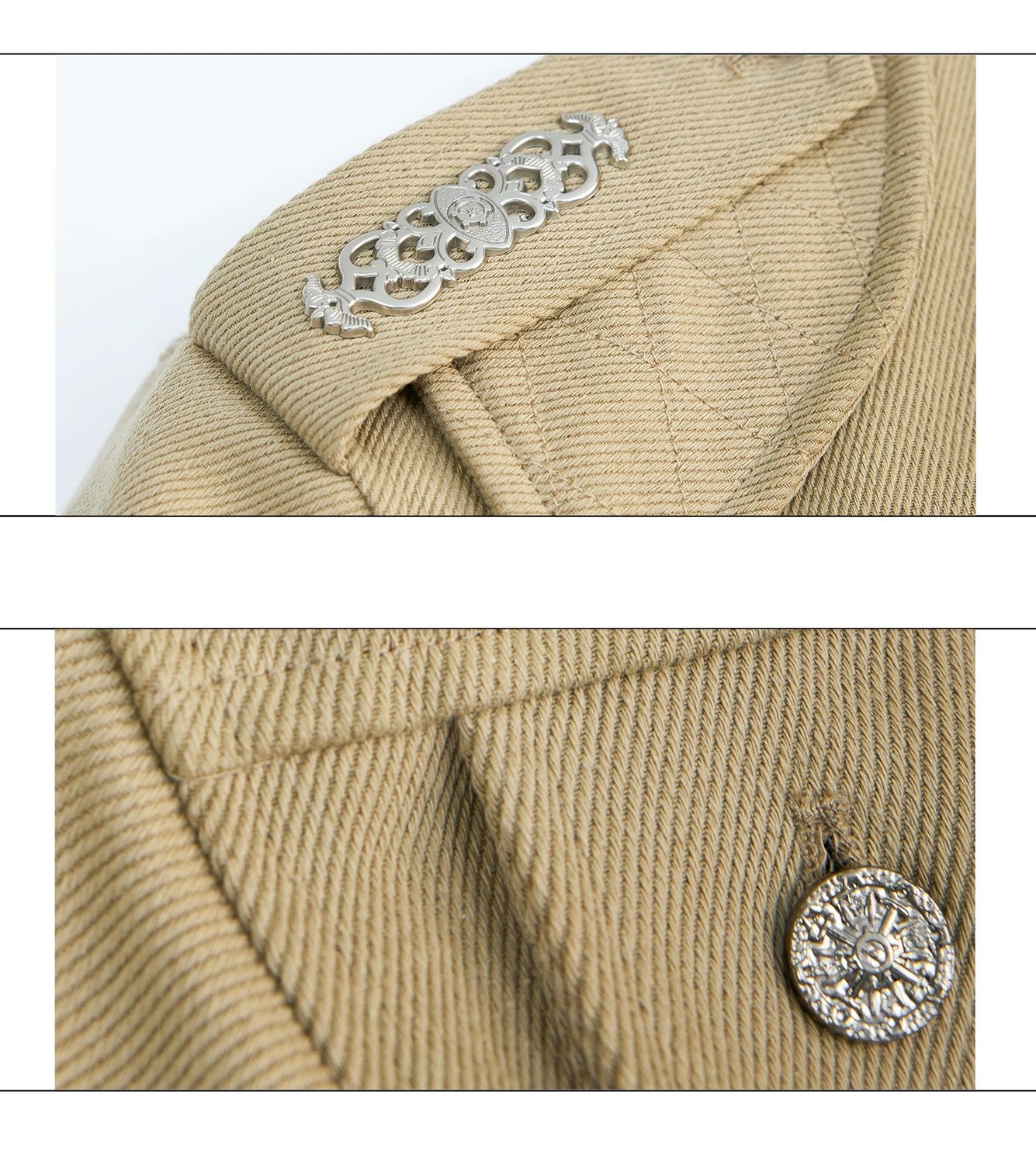 desc::heavy-wash-canvas-work-jacket-fleece-lined-patchwork-detail-img-14