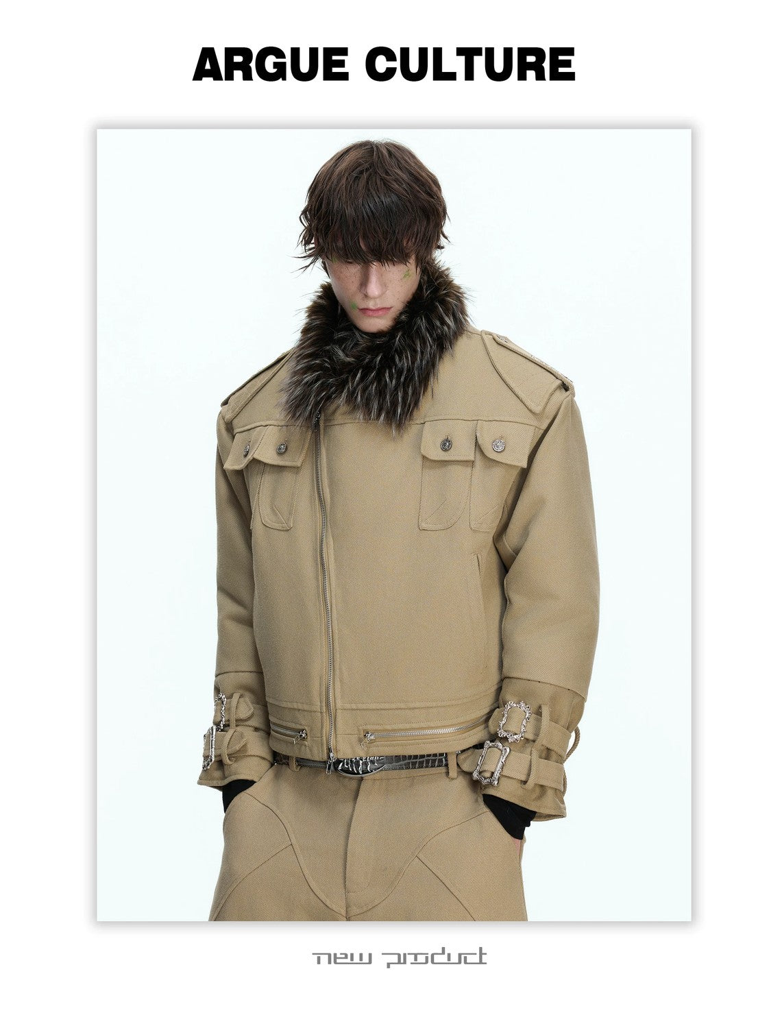 desc::heavy-wash-canvas-work-jacket-fleece-lined-patchwork-detail-img-3