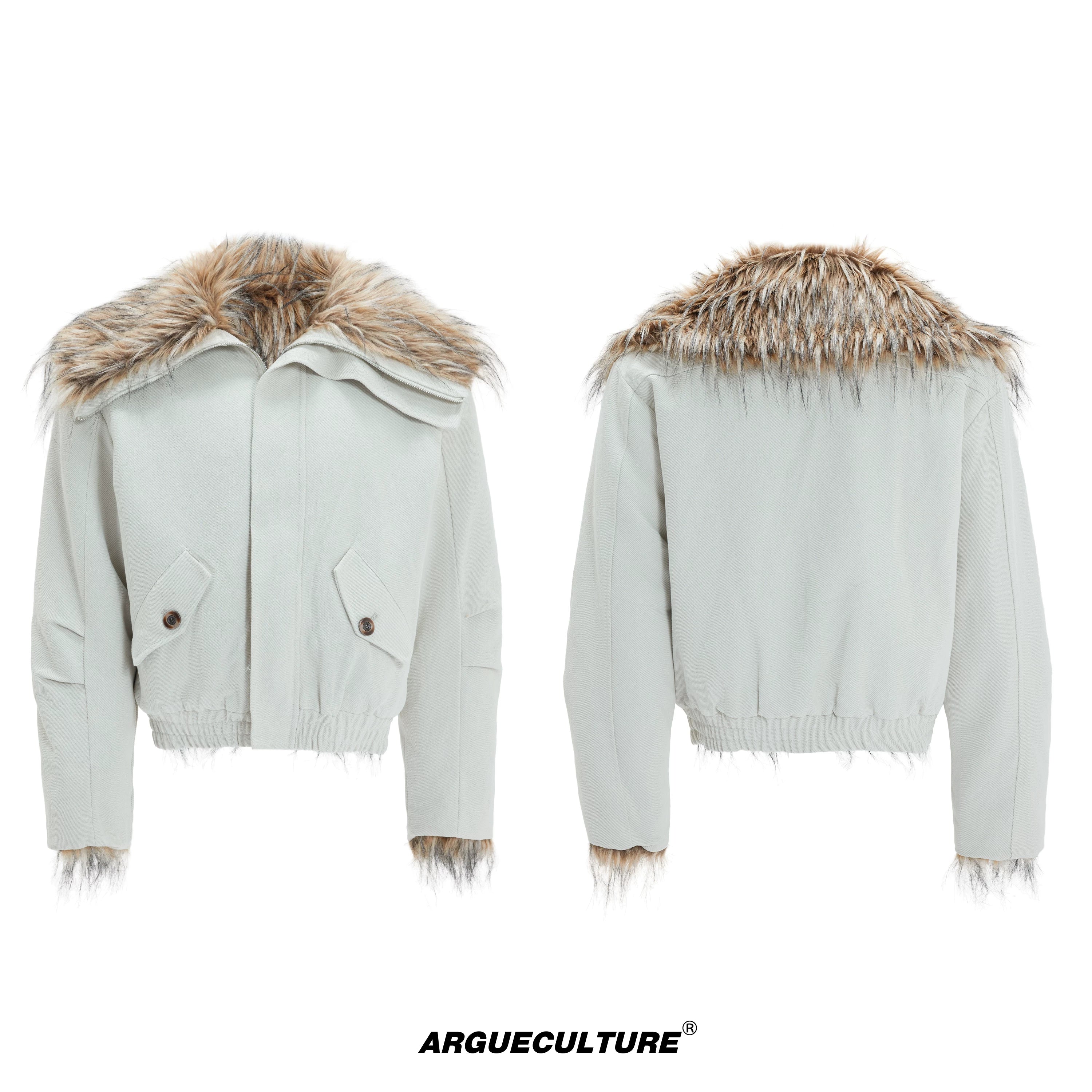 heavy-washed-boxy-fur-collar-padded-jacket-unisex-white-top