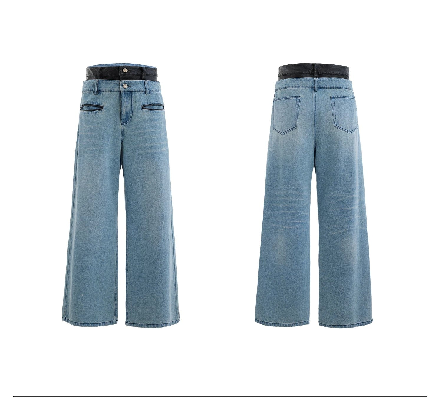 desc::heavy-washed-distressed-denim-set-with-leather-detail-detail-img-16