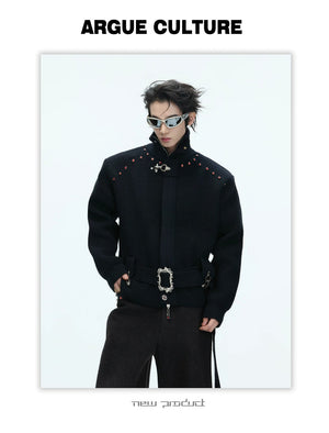 desc::heavyweight-cropped-zip-up-cardigan-retro-stand-collar-knit-detail-img-11