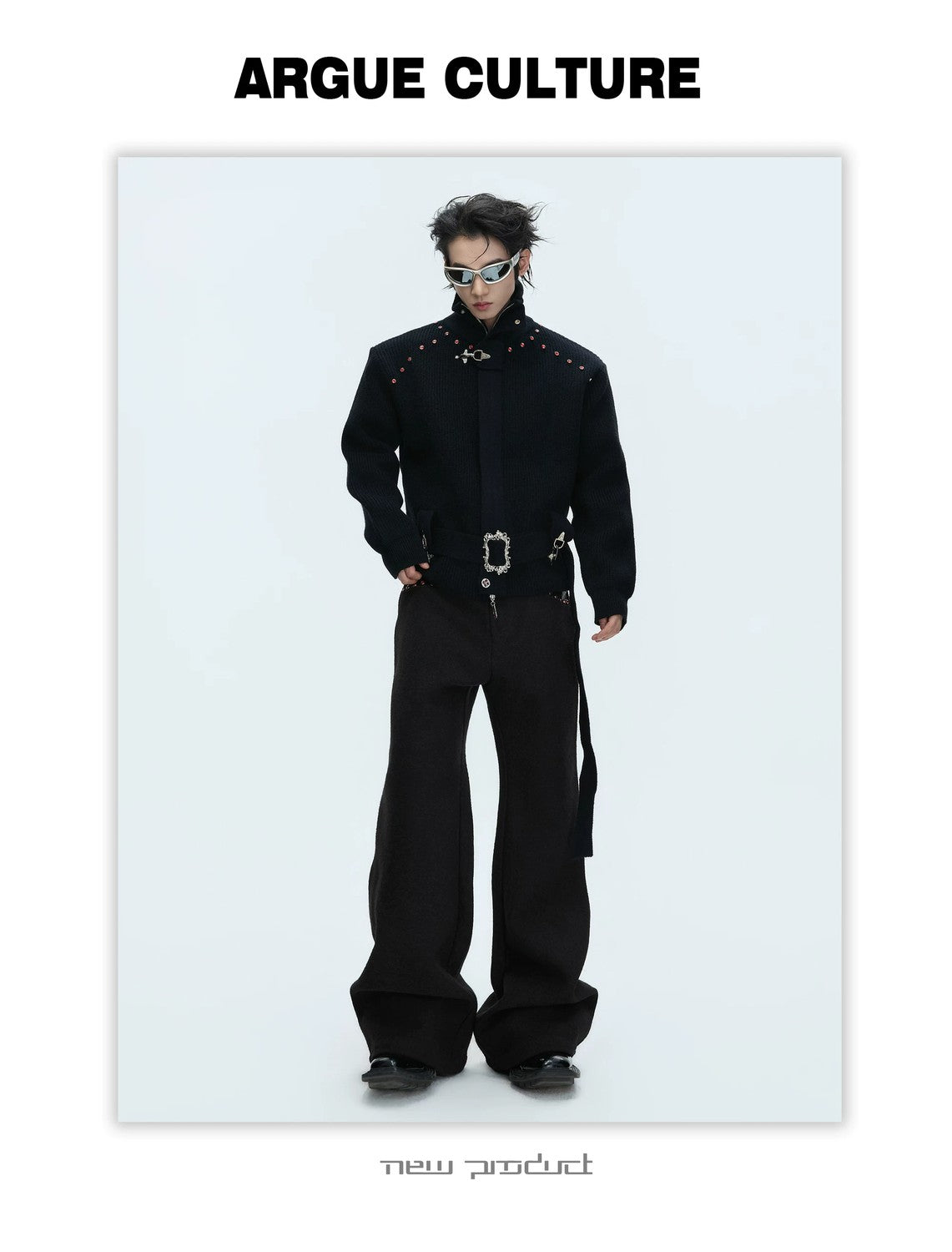 desc::heavyweight-cropped-zip-up-cardigan-retro-stand-collar-knit-detail-img-16