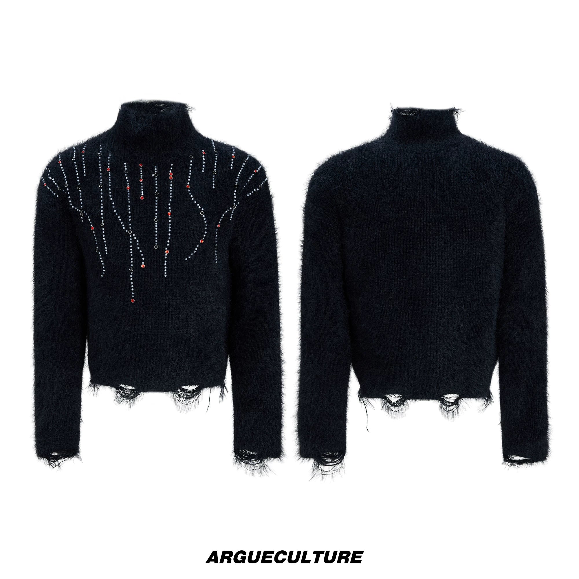 heavyweight-distressed-gem-turtleneck-sweater-red