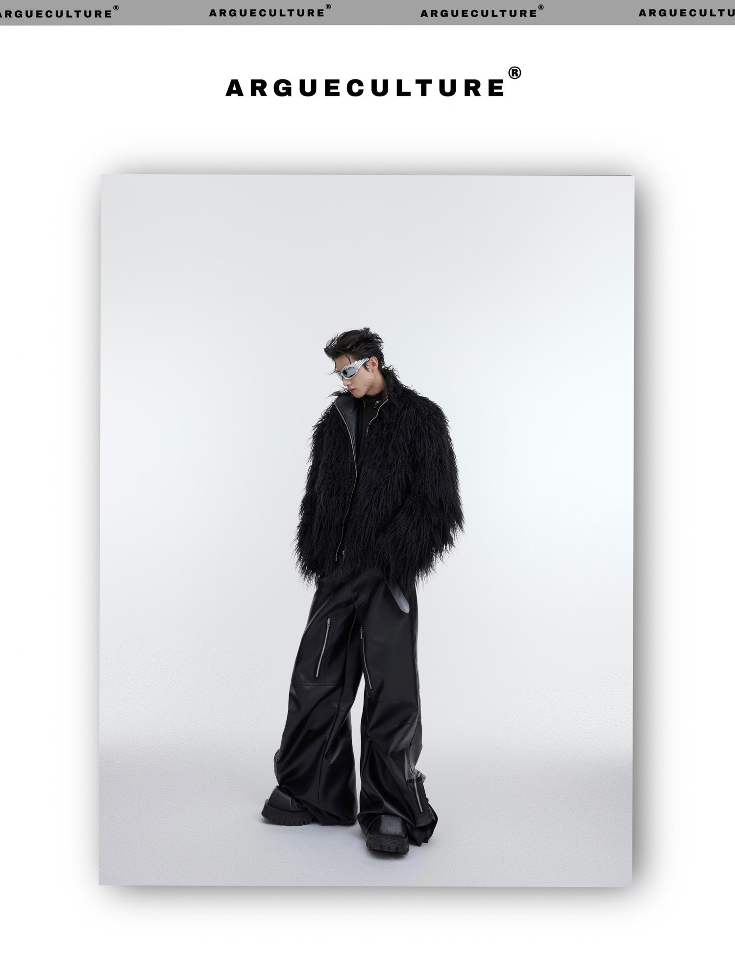 desc::heavyweight-faux-fur-wavy-jacket-vintage-streetwear-detail-img-13